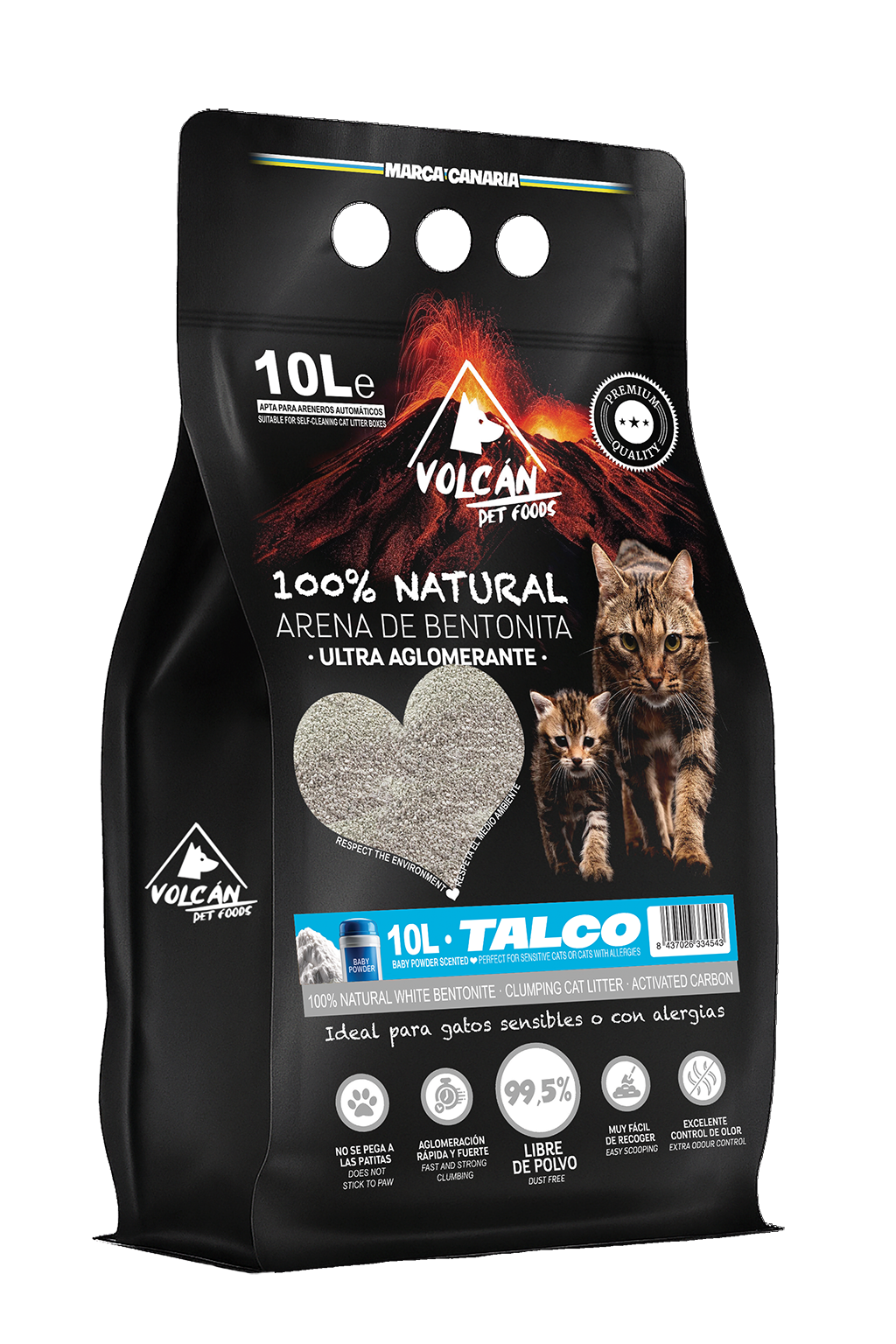 VOLCAN Arena aroma talco