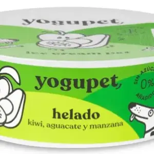 YOGUPET Helado de kiwi, aguacate y manzana