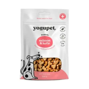YOGUPET Snack semihúmedo salmón + kéfir