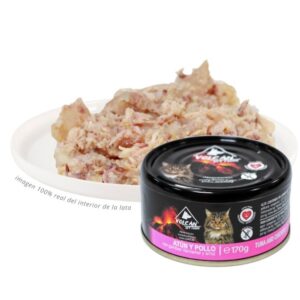 VOLCAN Atún y pollo con gambas vannamei y arroz