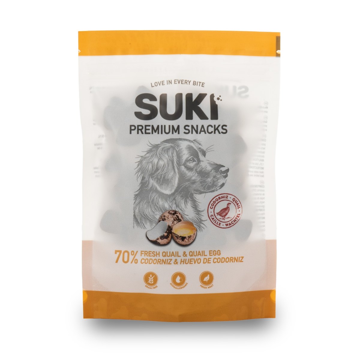SUKI. Snack de Codorniz & Huevo de Codorniz