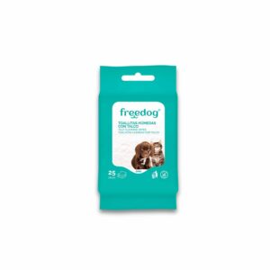 FREEDOG. Toallitas Húmedas Talco para perros y gatos