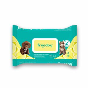 FREEDOG. Toallitas Húmedas Citronela para perros y gatos (40 uds )