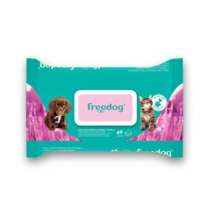 FREEDOG. Toallitas Húmedas Lavanda & Vainilla para perros y gatos (40 uds )