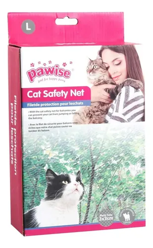 PAWISE. Cat Safety Net (Red De Seguridad Transparente)