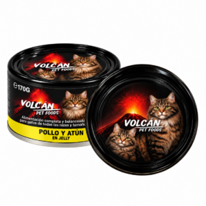 VOLCAN. Pollo y Atun en Jelly